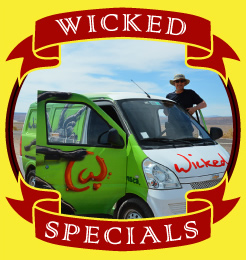 Wicked Campers specials